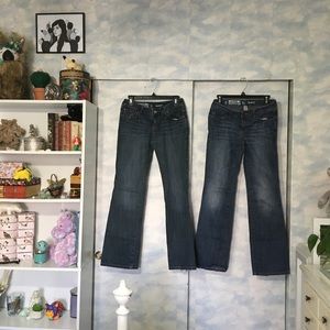 Bundle Mossimo 7 Jeans Bootcut 2 Pair
